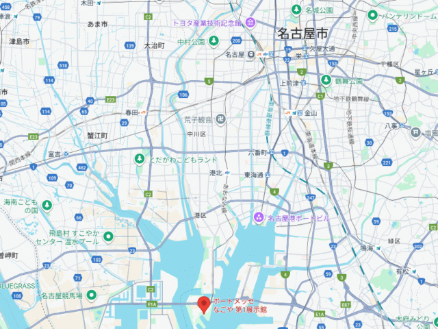 ポートメッセなごや地図